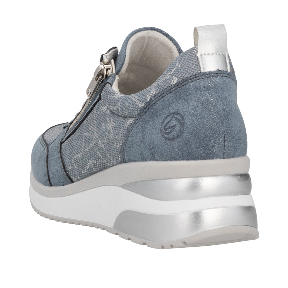 Derby avec fermeture éclair bleu combiné - Photo 3