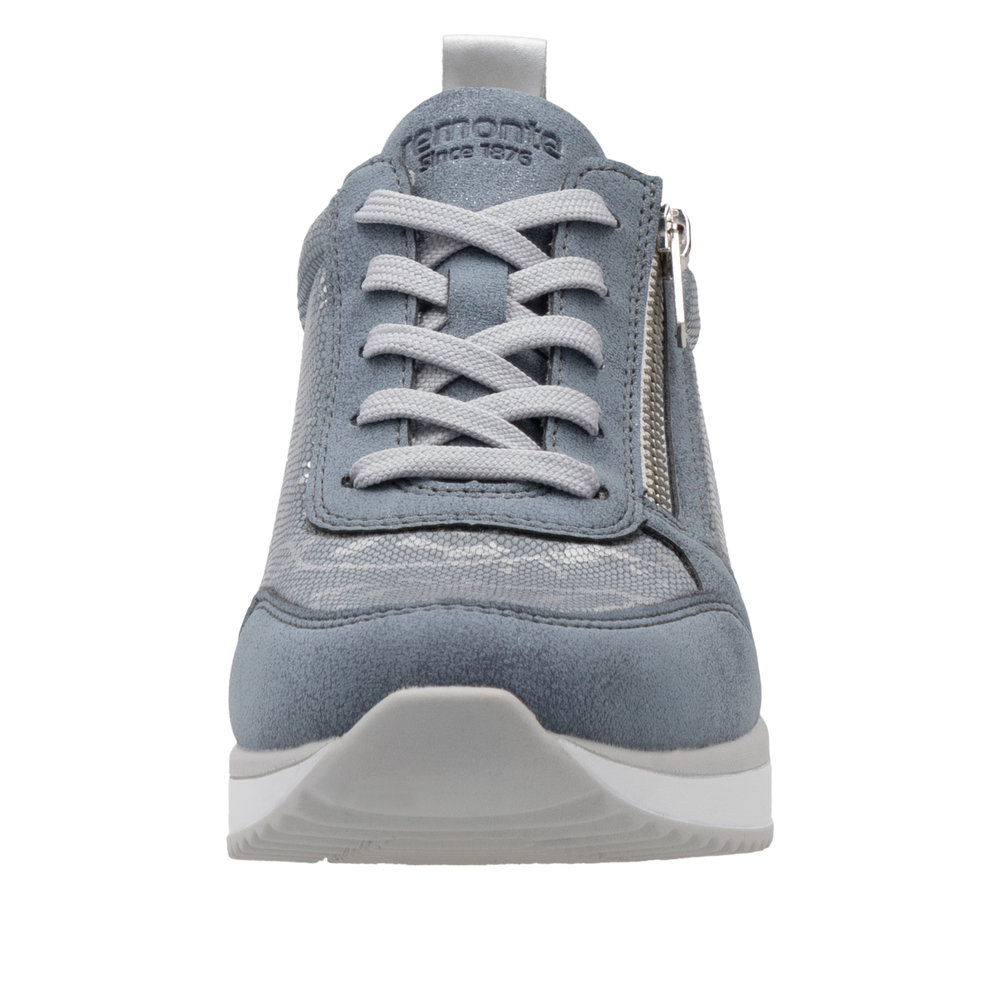 Derby avec fermeture éclair bleu combiné - Photo 6